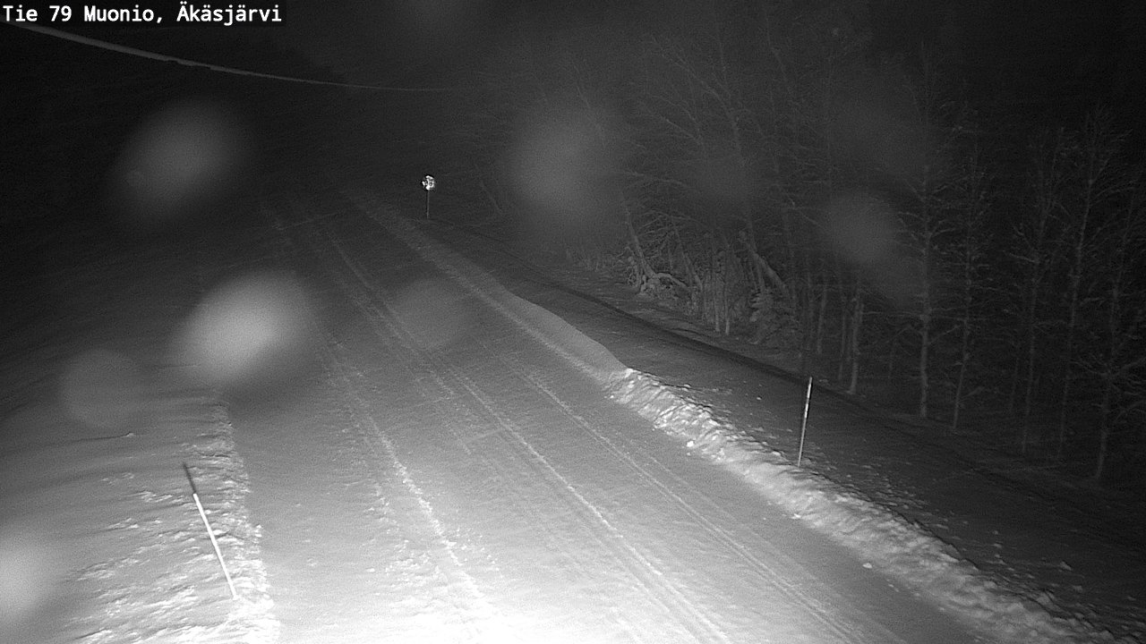 Weather Camera Image Väg 79 Muonio, Äkäsjärvi, Muonio, Lappi