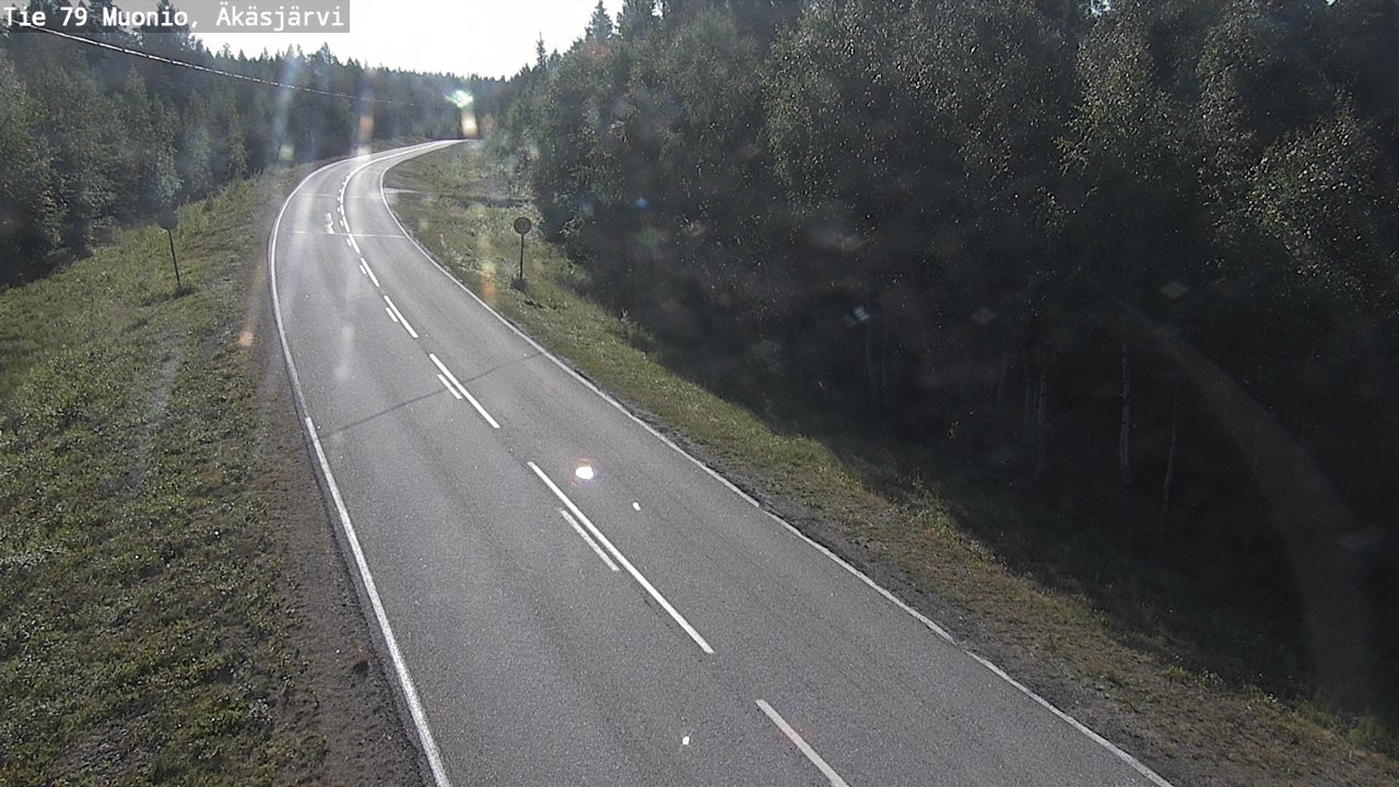 Weather Camera Image Road 79 Muonio, Äkäsjärvi, Muonio, Lappi