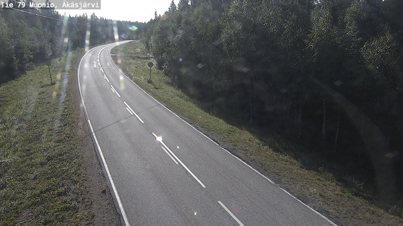 Weather Camera Image Road 79 Muonio, Äkäsjärvi, Muonio, Lappi