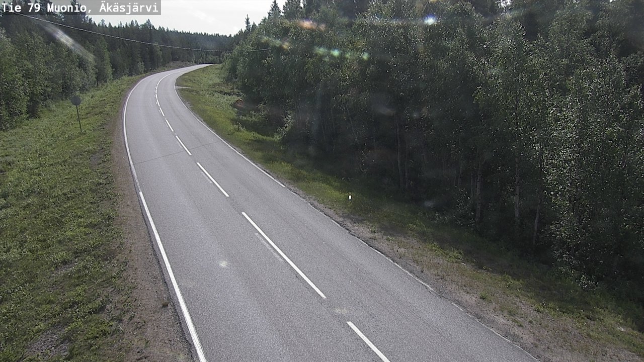 Weather Camera Image Road 79 Muonio, Äkäsjärvi, Muonio, Lappi