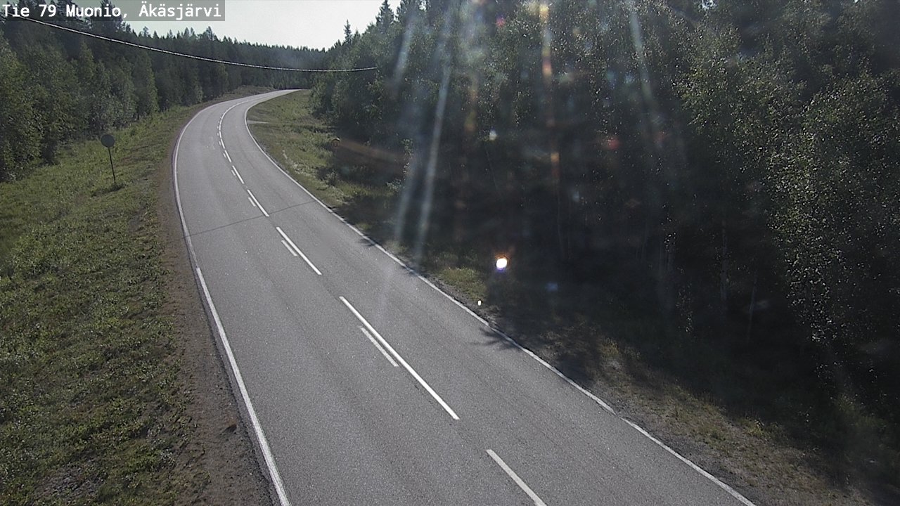 Weather Camera Image Road 79 Muonio, Äkäsjärvi, Muonio, Lappi