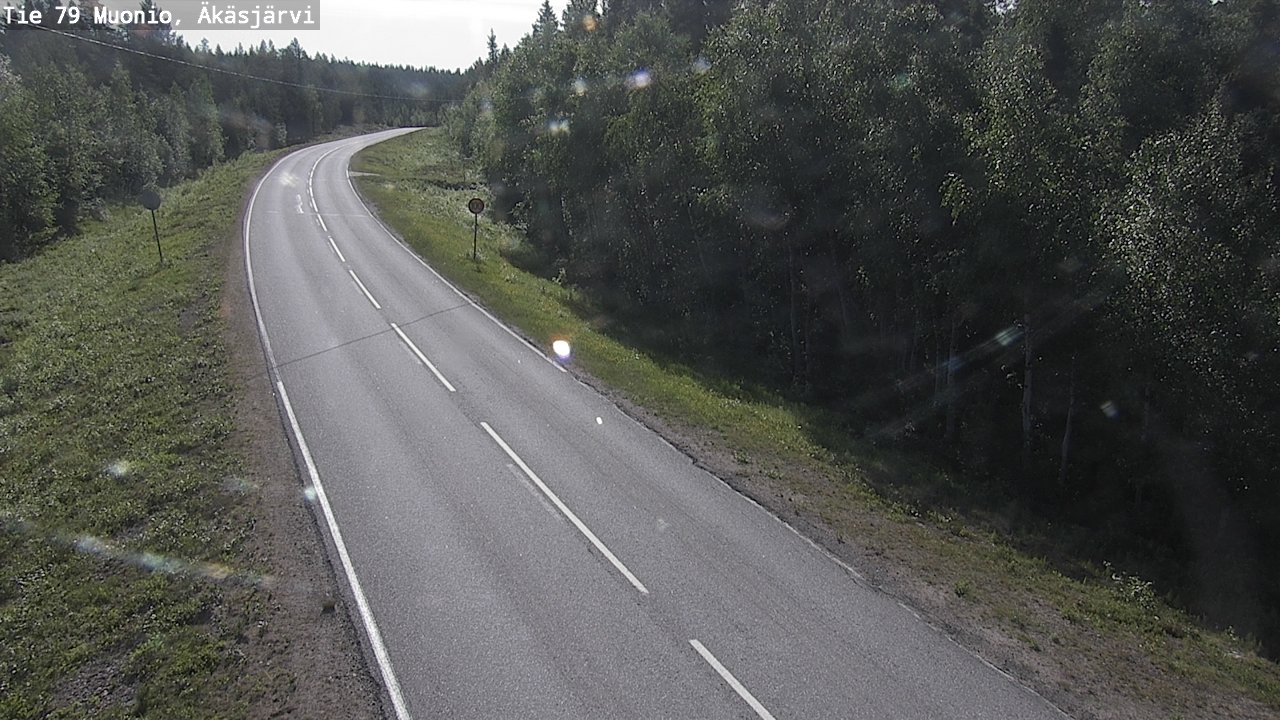 Weather Camera Image Road 79 Muonio, Äkäsjärvi, Muonio, Lappi