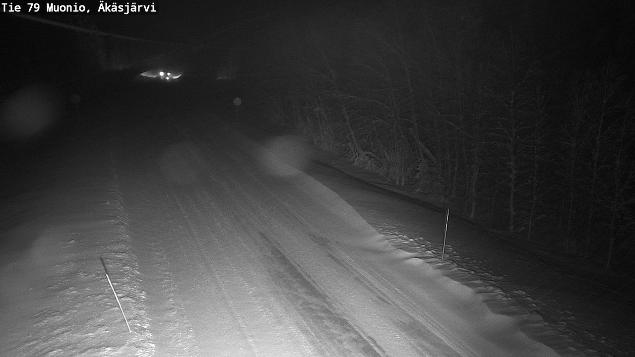 Weather Camera Image Väg 79 Muonio, Äkäsjärvi, Muonio, Lappi