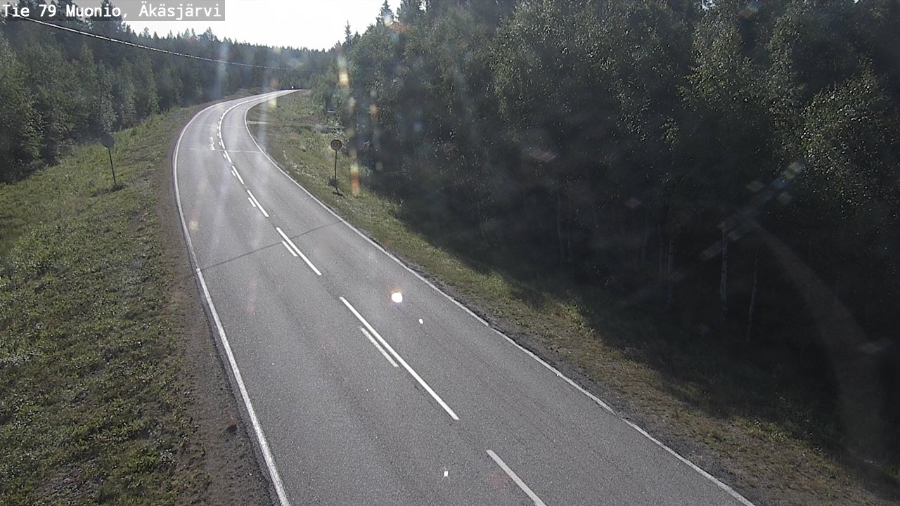 Weather Camera Image Road 79 Muonio, Äkäsjärvi, Muonio, Lappi