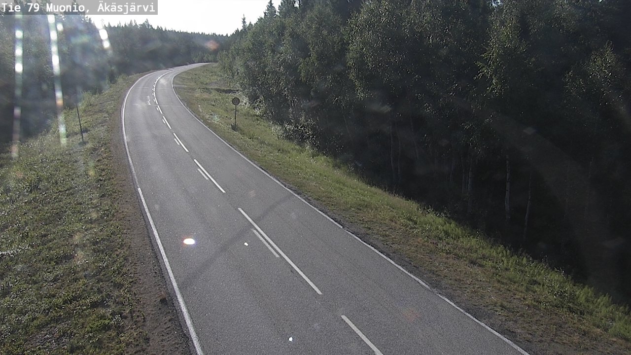 Weather Camera Image Road 79 Muonio, Äkäsjärvi, Muonio, Lappi