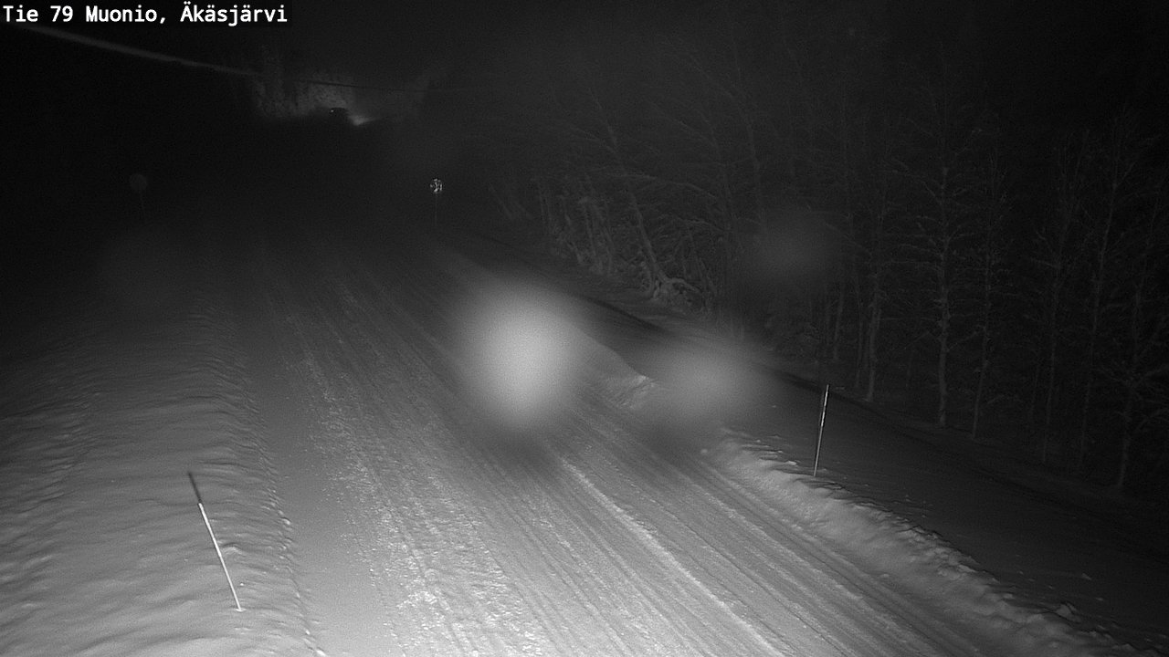 Weather Camera Image Väg 79 Muonio, Äkäsjärvi, Muonio, Lappi