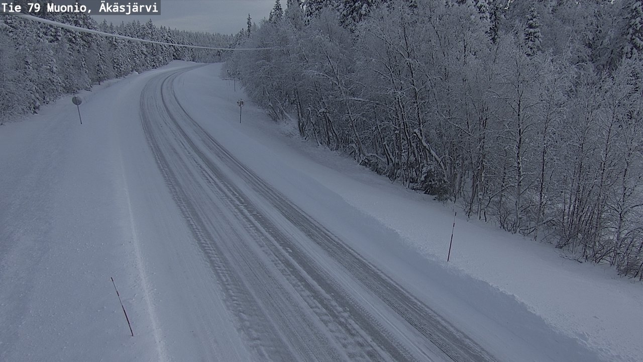 Weather Camera Image Väg 79 Muonio, Äkäsjärvi, Muonio, Lappi