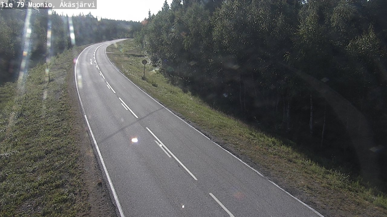 Weather Camera Image Road 79 Muonio, Äkäsjärvi, Muonio, Lappi