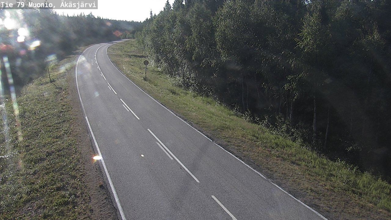 Weather Camera Image Road 79 Muonio, Äkäsjärvi, Muonio, Lappi