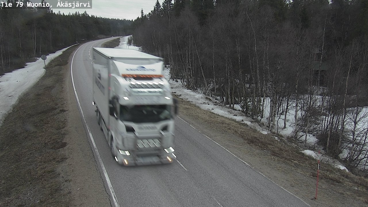 Weather Camera Image Väg 79 Muonio, Äkäsjärvi, Muonio, Lappi