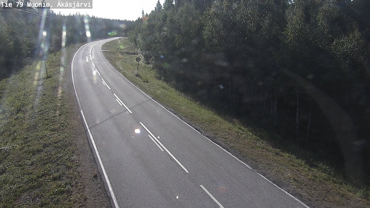 Weather Camera Image Road 79 Muonio, Äkäsjärvi, Muonio, Lappi