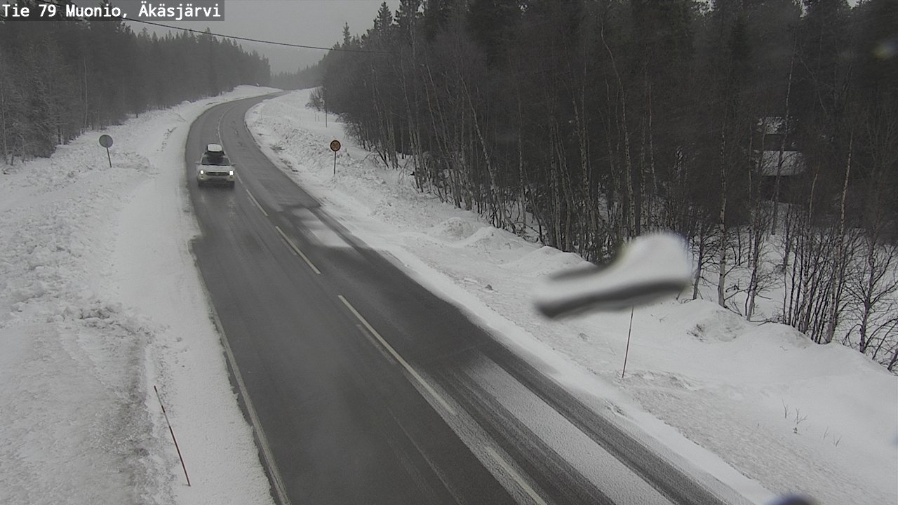Weather Camera Image Road 79 Muonio, Äkäsjärvi, Muonio, Lappi