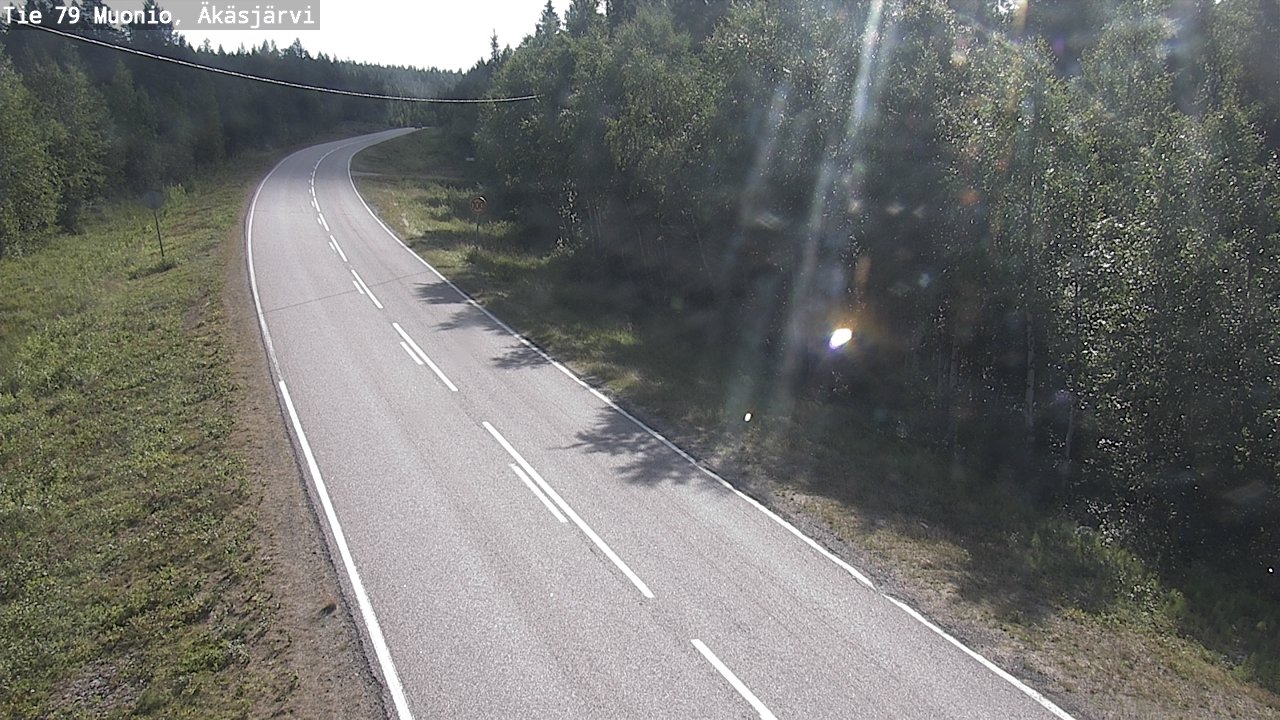 Weather Camera Image Road 79 Muonio, Äkäsjärvi, Muonio, Lappi