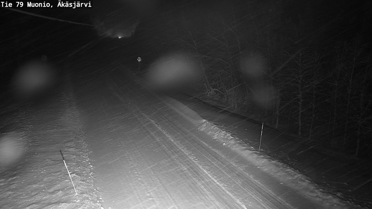 Weather Camera Image Väg 79 Muonio, Äkäsjärvi, Muonio, Lappi