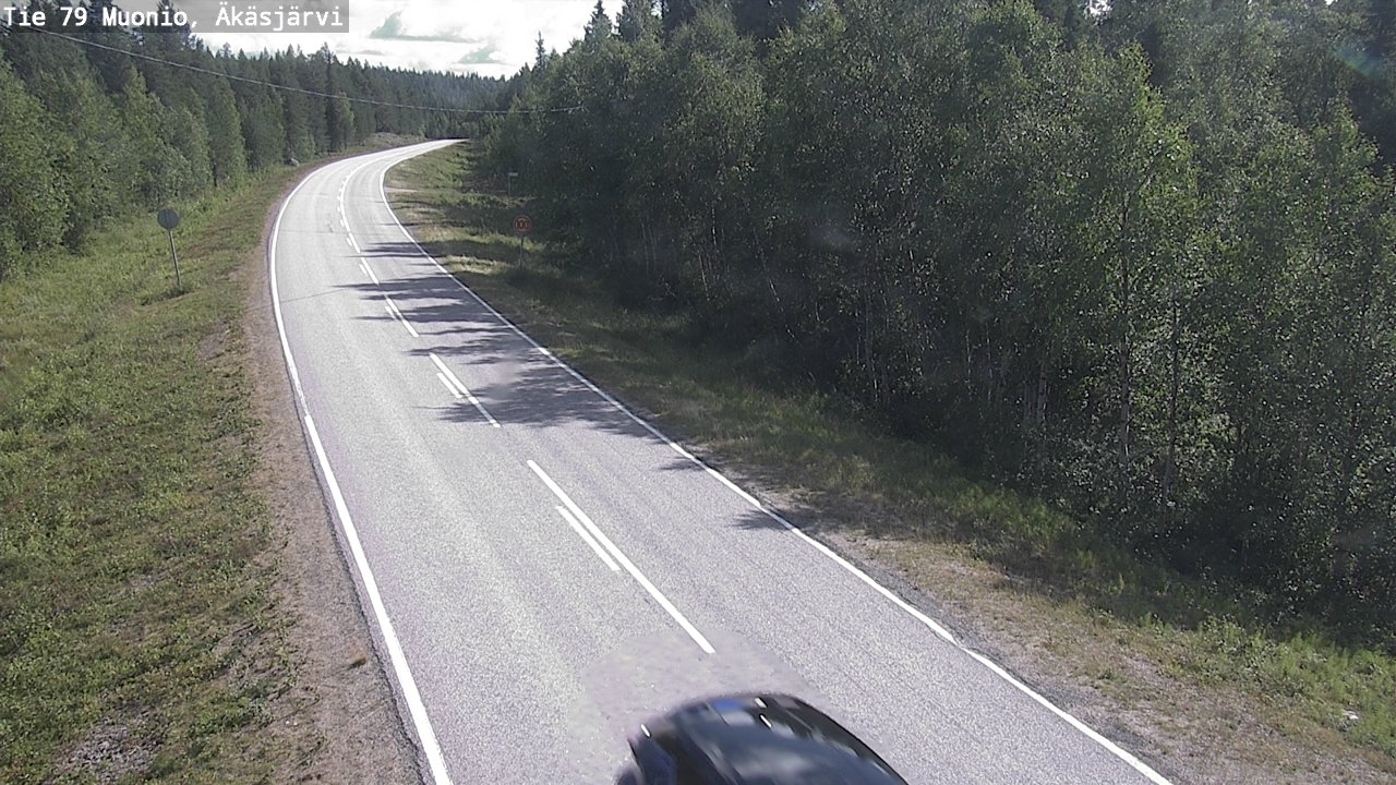 Weather Camera Image Väg 79 Muonio, Äkäsjärvi, Muonio, Lappi