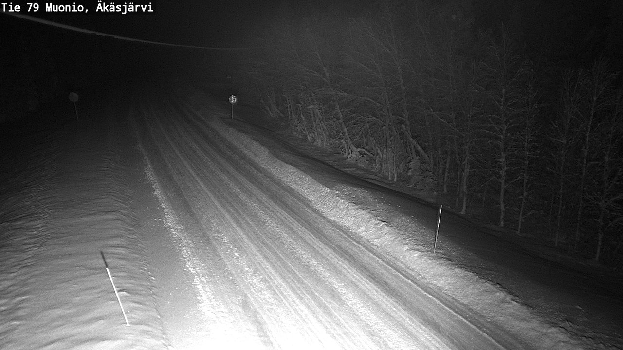 Weather Camera Image Väg 79 Muonio, Äkäsjärvi, Muonio, Lappi