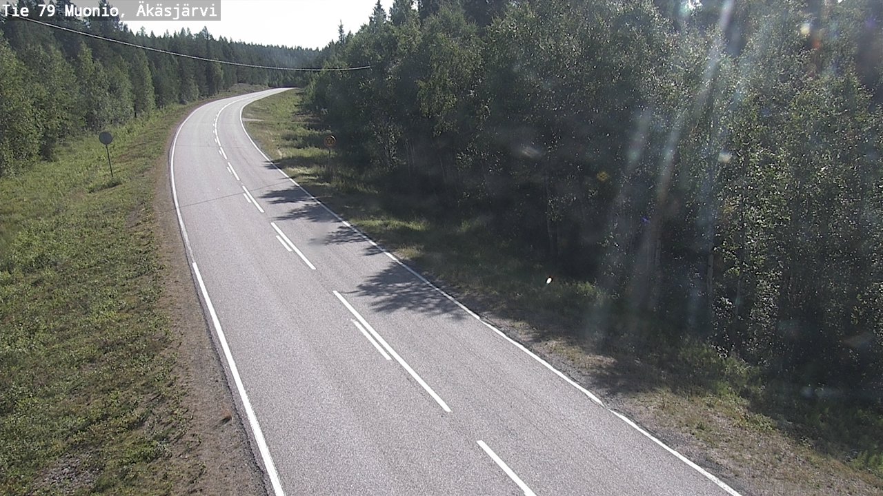 Weather Camera Image Road 79 Muonio, Äkäsjärvi, Muonio, Lappi