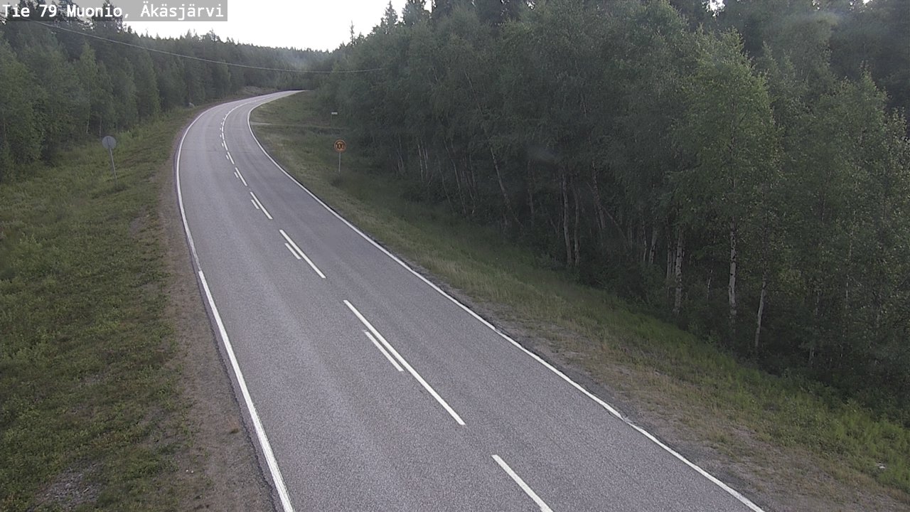 Weather Camera Image Väg 79 Muonio, Äkäsjärvi, Muonio, Lappi