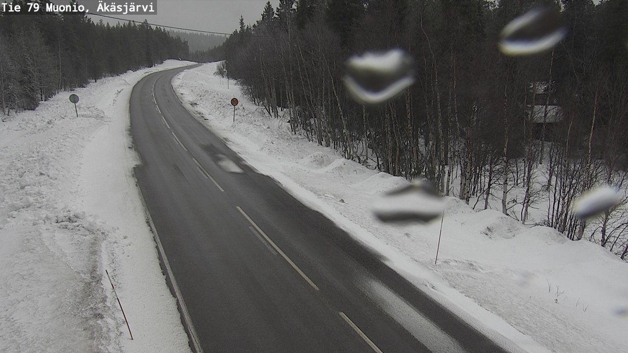 Weather Camera Image Road 79 Muonio, Äkäsjärvi, Muonio, Lappi
