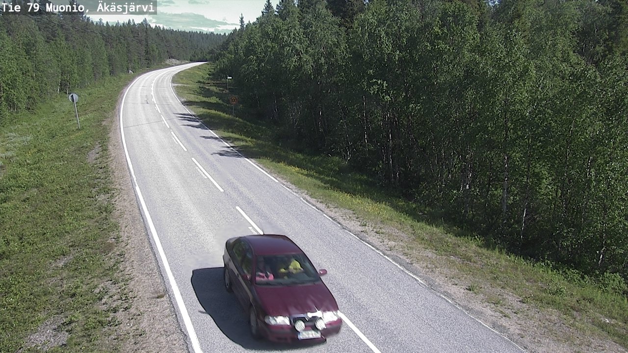 Weather Camera Image Road 79 Muonio, Äkäsjärvi, Muonio, Lappi
