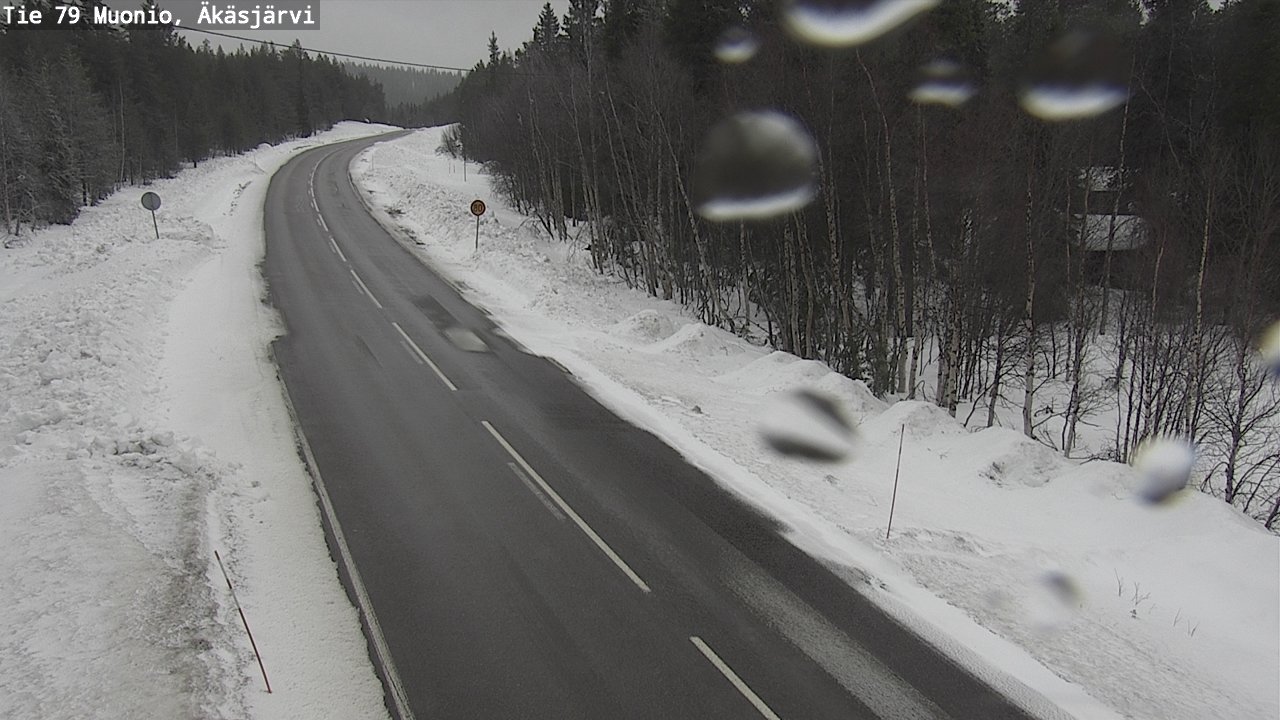 Weather Camera Image Road 79 Muonio, Äkäsjärvi, Muonio, Lappi