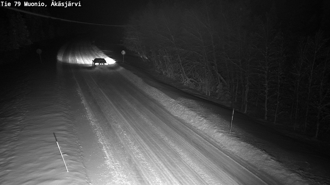 Weather Camera Image Väg 79 Muonio, Äkäsjärvi, Muonio, Lappi