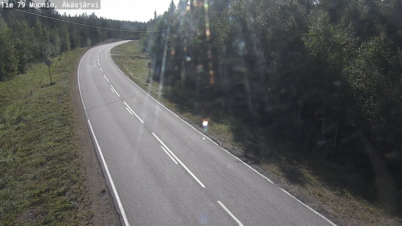 Weather Camera Image Road 79 Muonio, Äkäsjärvi, Muonio, Lappi