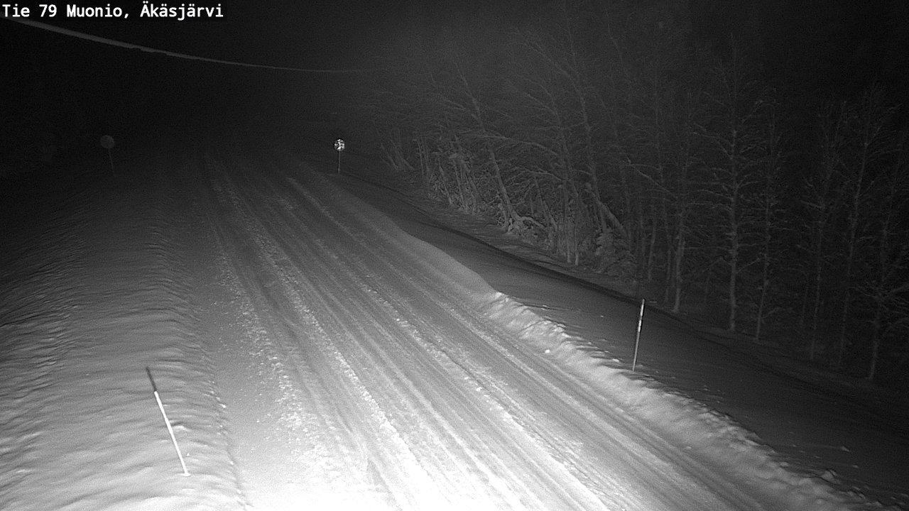 Weather Camera Image Väg 79 Muonio, Äkäsjärvi, Muonio, Lappi