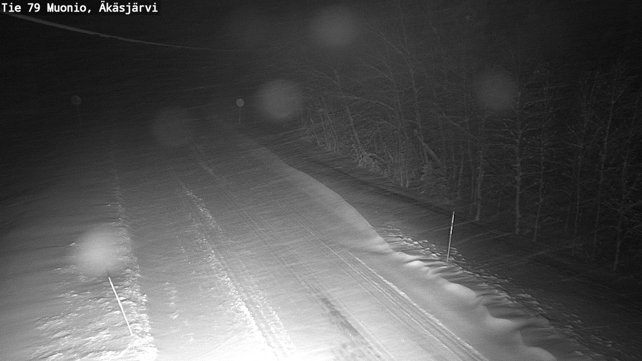 Weather Camera Image Väg 79 Muonio, Äkäsjärvi, Muonio, Lappi