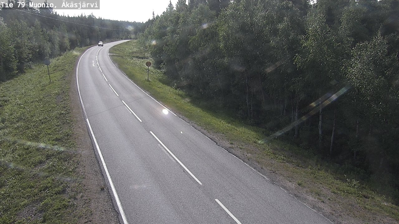Weather Camera Image Road 79 Muonio, Äkäsjärvi, Muonio, Lappi