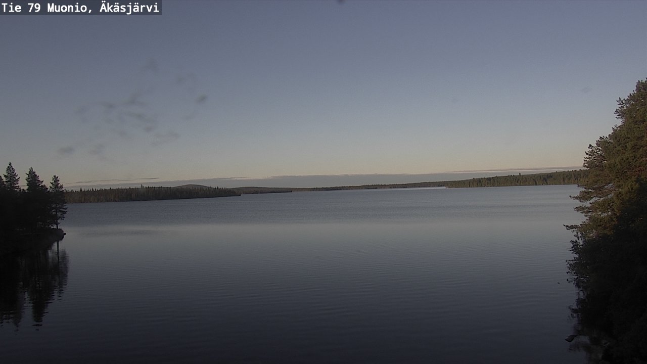 Weather Camera Image Road 79 Muonio, Äkäsjärvi, Muonio, Lappi