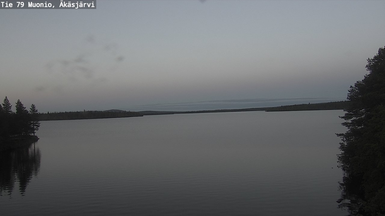 Weather Camera Image Road 79 Muonio, Äkäsjärvi, Muonio, Lappi