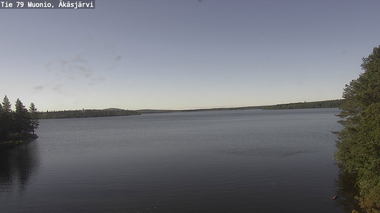 Weather Camera Image Road 79 Muonio, Äkäsjärvi, Muonio, Lappi