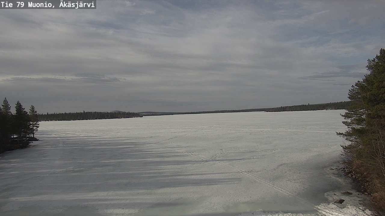 Weather Camera Image Väg 79 Muonio, Äkäsjärvi, Muonio, Lappi