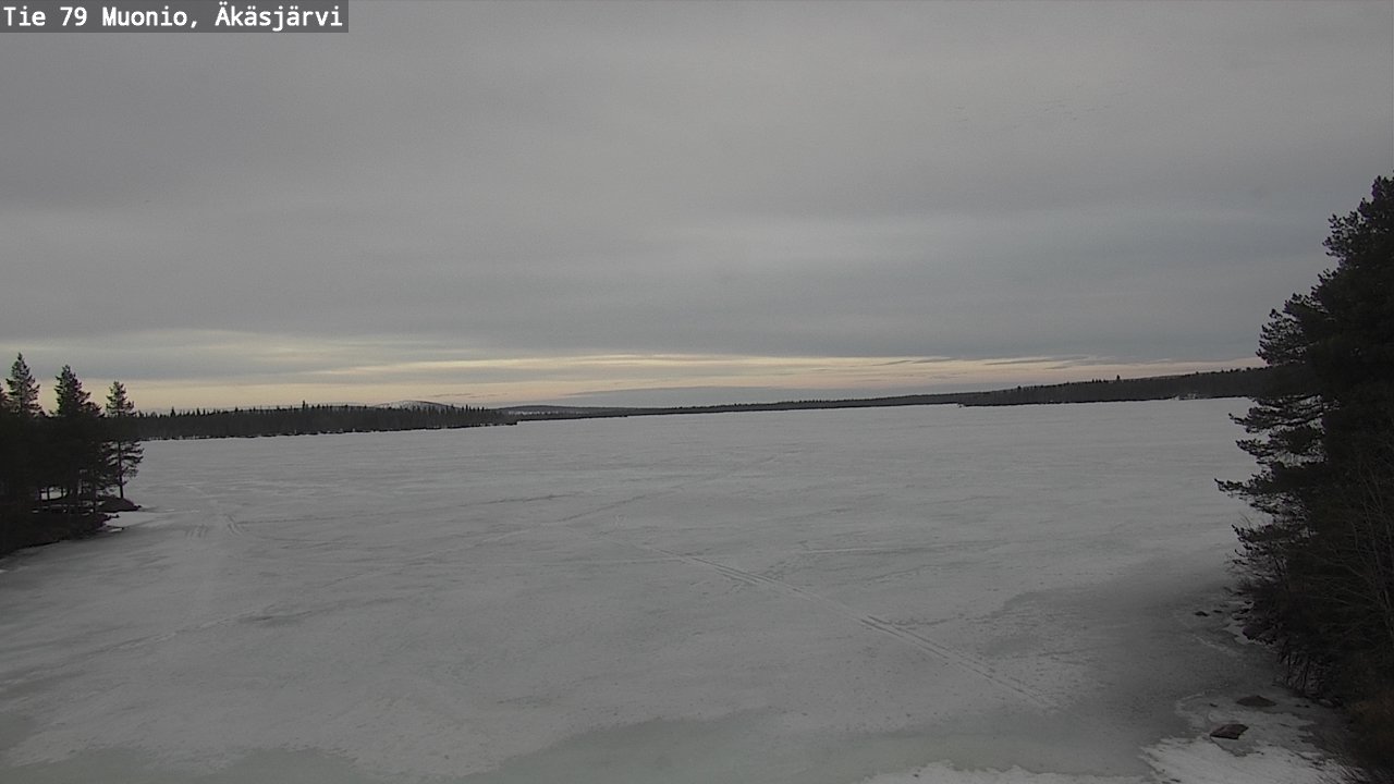 Weather Camera Image Väg 79 Muonio, Äkäsjärvi, Muonio, Lappi