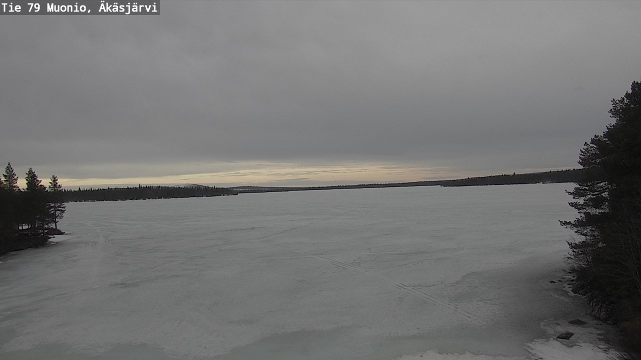 Weather Camera Image Väg 79 Muonio, Äkäsjärvi, Muonio, Lappi