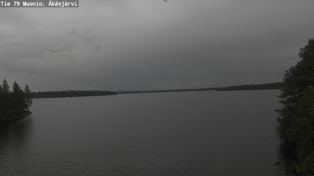 Weather Camera Image Road 79 Muonio, Äkäsjärvi, Muonio, Lappi
