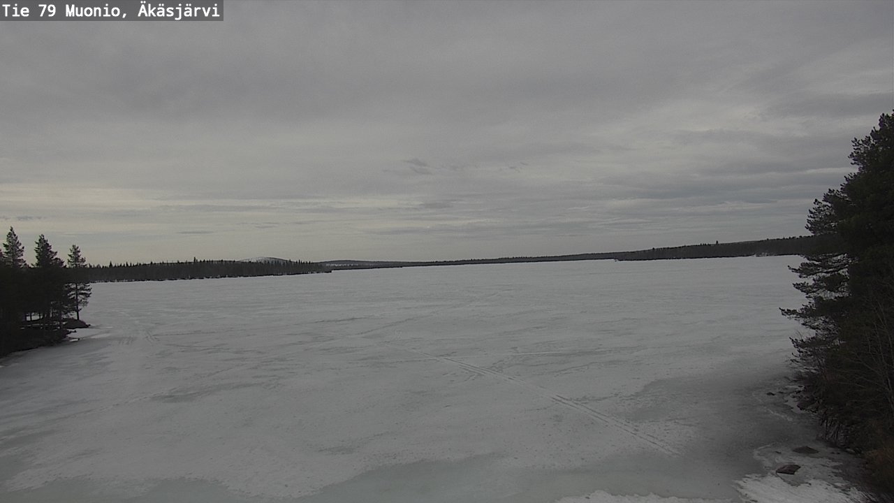 Weather Camera Image Väg 79 Muonio, Äkäsjärvi, Muonio, Lappi