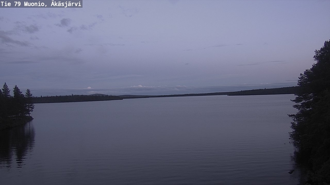 Weather Camera Image Road 79 Muonio, Äkäsjärvi, Muonio, Lappi