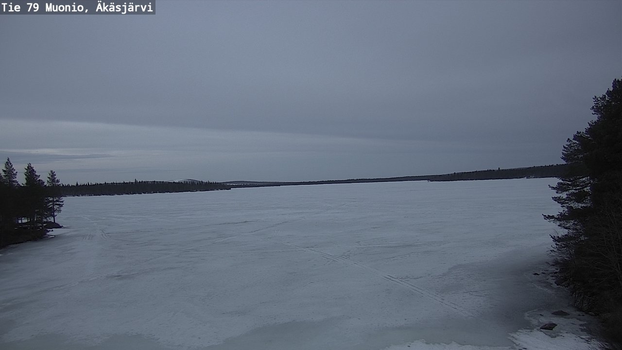 Weather Camera Image Väg 79 Muonio, Äkäsjärvi, Muonio, Lappi
