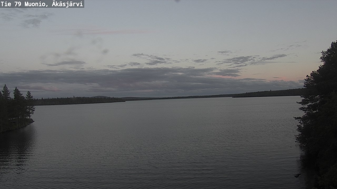 Weather Camera Image Road 79 Muonio, Äkäsjärvi, Muonio, Lappi