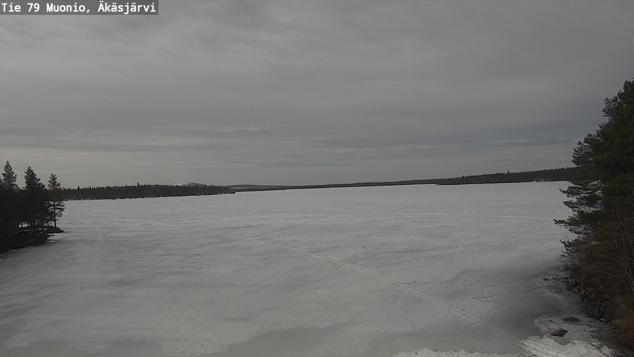 Weather Camera Image Väg 79 Muonio, Äkäsjärvi, Muonio, Lappi
