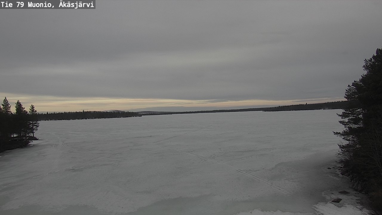 Weather Camera Image Väg 79 Muonio, Äkäsjärvi, Muonio, Lappi