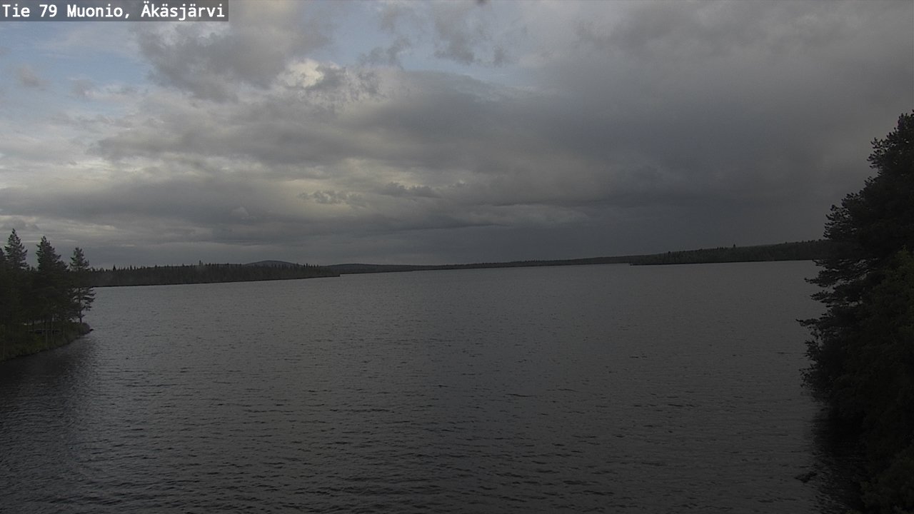 Weather Camera Image Road 79 Muonio, Äkäsjärvi, Muonio, Lappi