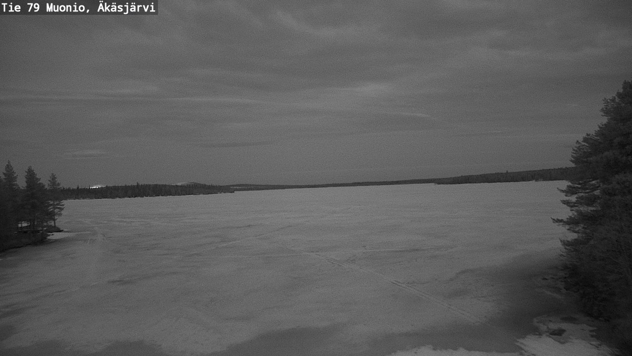 Weather Camera Image Road 79 Muonio, Äkäsjärvi, Muonio, Lappi
