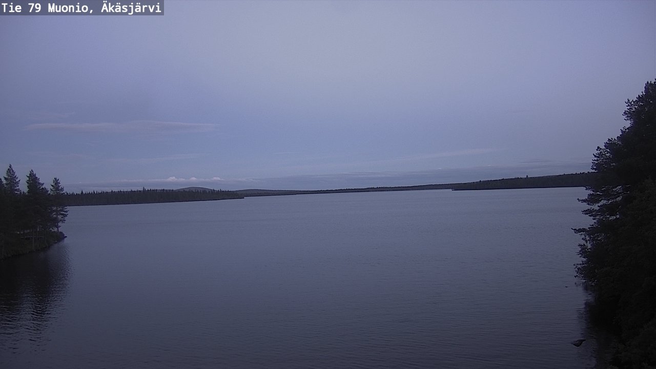 Weather Camera Image Road 79 Muonio, Äkäsjärvi, Muonio, Lappi