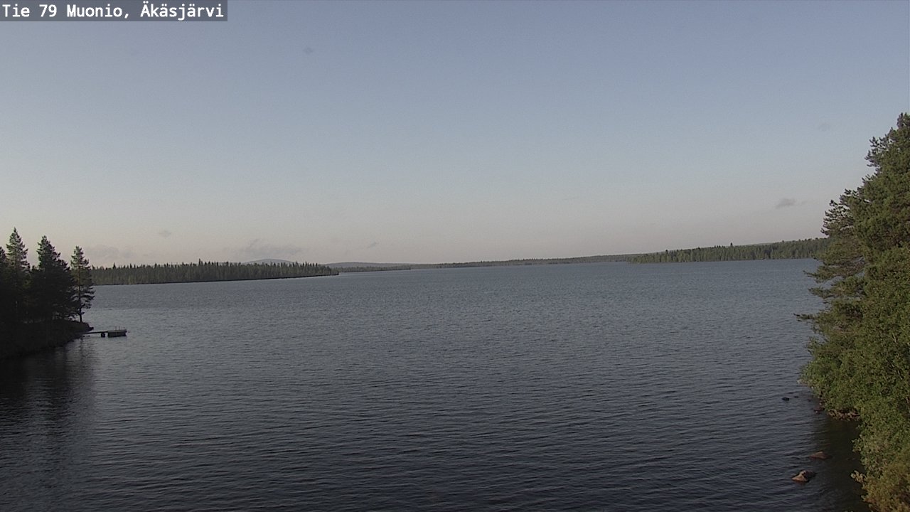 Weather Camera Image Road 79 Muonio, Äkäsjärvi, Muonio, Lappi
