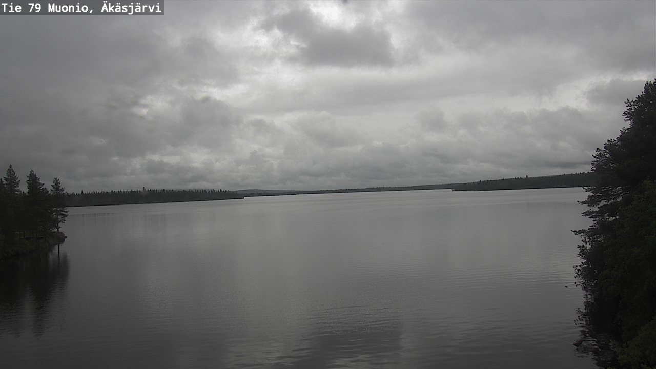 Weather Camera Image Road 79 Muonio, Äkäsjärvi, Muonio, Lappi