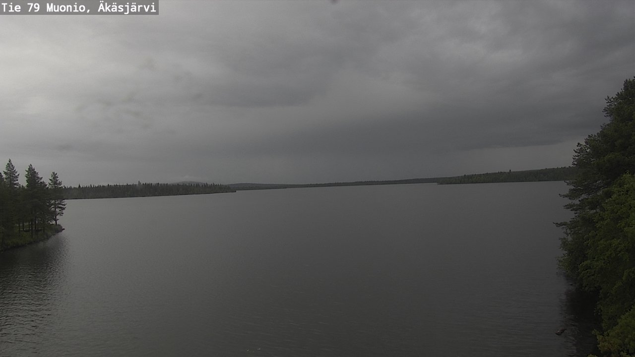 Weather Camera Image Road 79 Muonio, Äkäsjärvi, Muonio, Lappi