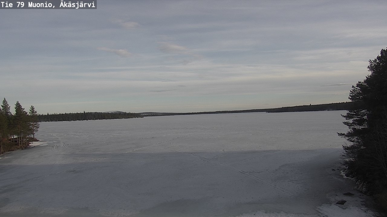 Weather Camera Image Väg 79 Muonio, Äkäsjärvi, Muonio, Lappi